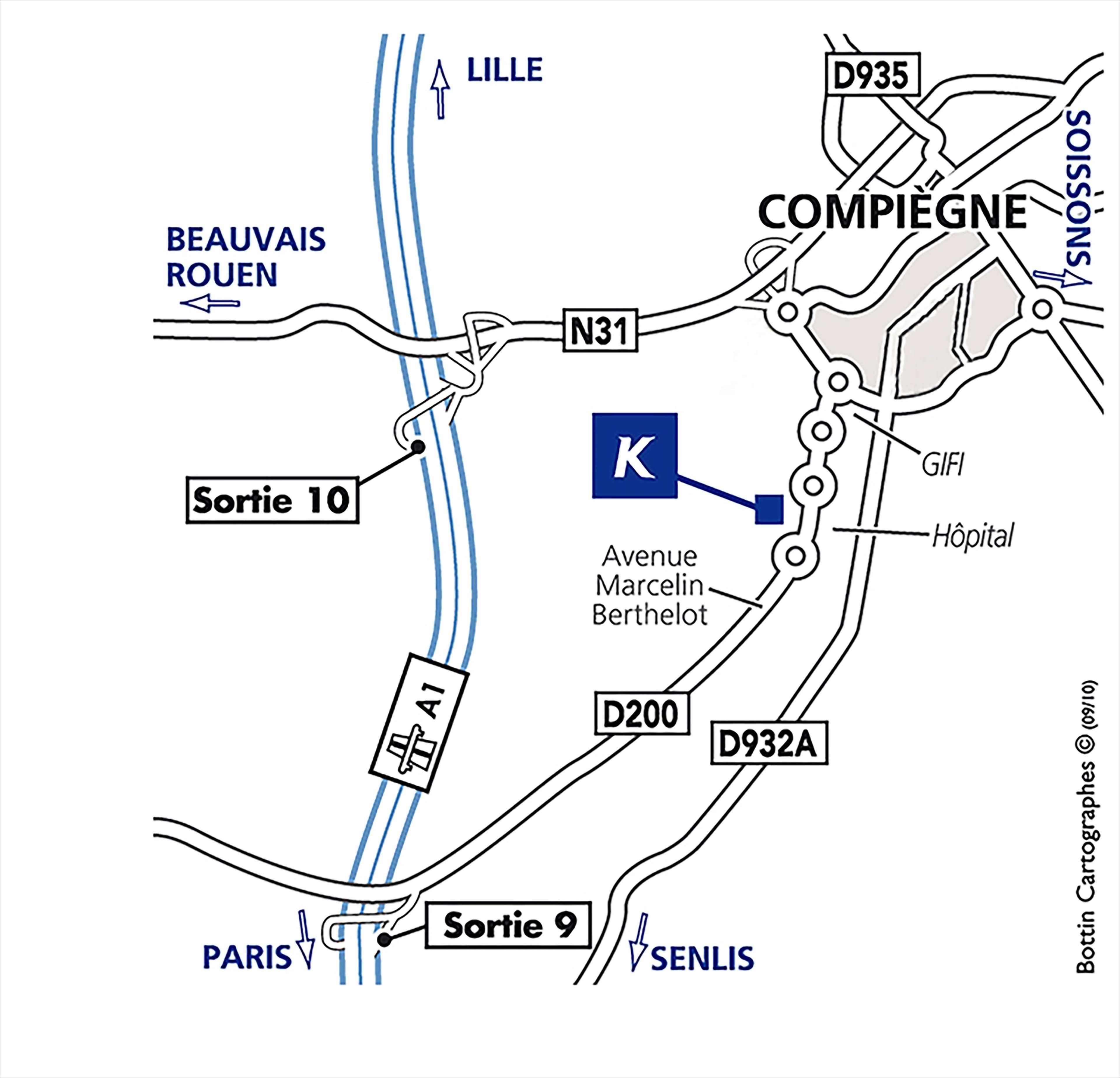 Kyriad Prestige Compiegne Jaux Exterior foto
